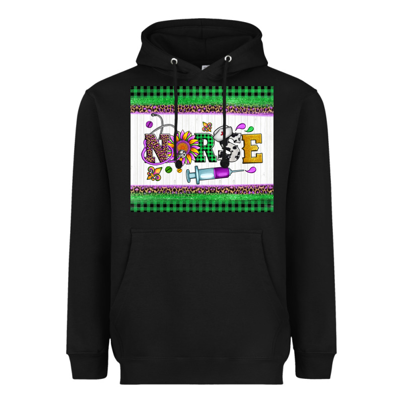 Mardi Gras Nurse Heavyweight Hoodie by Artiststas | Teevron
