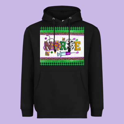 Mardi Gras Nurse Heavyweight Hoodie Designed By Artiststas