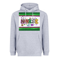Heather Grey mardi gras nurse Heavyweight Hoodie - Artiststas