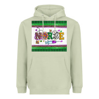 Matcha mardi gras nurse Heavyweight Hoodie - Artiststas