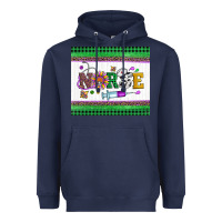 Navy mardi gras nurse Heavyweight Hoodie - Artiststas
