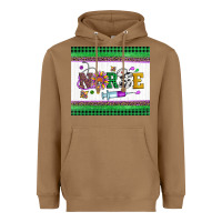 Toasted Coconut mardi gras nurse Heavyweight Hoodie - Artiststas