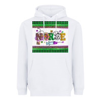 White mardi gras nurse Heavyweight Hoodie - Artiststas