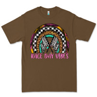 Cacao race day vibes rainbow Premium Tee - Artiststas