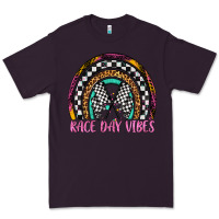 Plum race day vibes rainbow Premium Tee - Artiststas