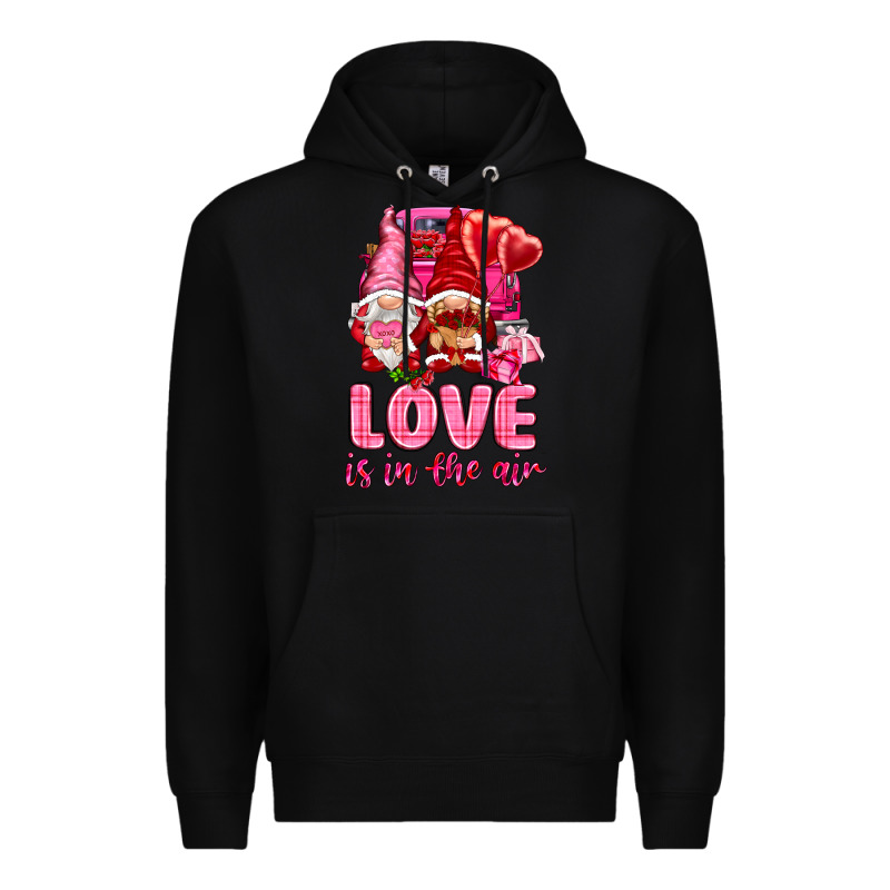 Love Is In The Air With Gnomies Premium Hoodie by NancyCooperArtShop | Teevron