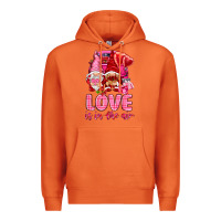 Carrot love is in the air with gnomies Premium Hoodie - NancyCooperArtShop