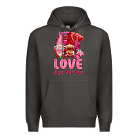 Smoke love is in the air with gnomies Premium Hoodie - NancyCooperArtShop