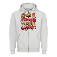 Dove Grey praying mama raising warriors Zipper Hoodie - JahusDesignShop