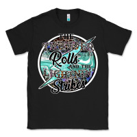 Black the thunder rolls and the lightnin strikes Classic Tee - SublimationCraftShop