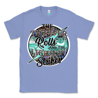 Colony Blue the thunder rolls and the lightnin strikes Classic Tee - SublimationCraftShop