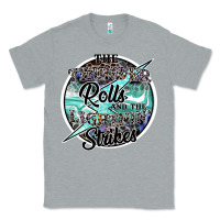 Heather Grey the thunder rolls and the lightnin strikes Classic Tee - SublimationCraftShop