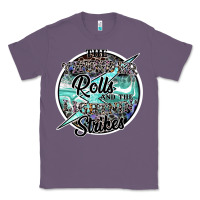 Lavender the thunder rolls and the lightnin strikes Classic Tee - SublimationCraftShop