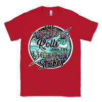 Red the thunder rolls and the lightnin strikes Classic Tee - SublimationCraftShop