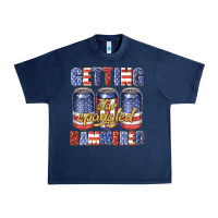 Navy getting star spangled hammared Urban Heavy Tee - texasbilliewilder