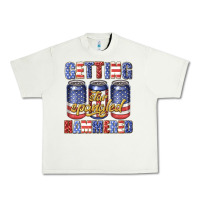 Pistachio getting star spangled hammared Urban Heavy Tee - texasbilliewilder