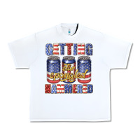 White getting star spangled hammared Urban Heavy Tee - texasbilliewilder
