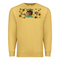 Antique Gold dead inside but caffeinated momlife Premium Sweatshirt - Jasminsmagicworld