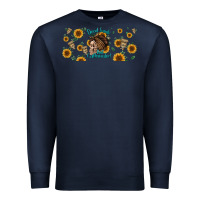 Navy dead inside but caffeinated momlife Premium Sweatshirt - Jasminsmagicworld