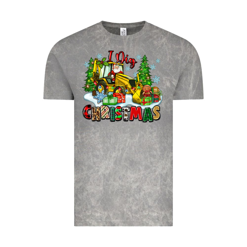 I Dig Christmas Vintage Tee by Zillion Design Studio | Teevron