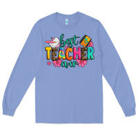 Colony Blue best teacher ever Long Sleeve Tee - Zillion Design Studio