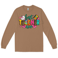 Toasted Coconut best teacher ever Long Sleeve Tee - Zillion Design Studio