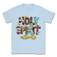 Dusty Blue Holy Spirit Activate Classic Tee - FaDigitalArtStudio