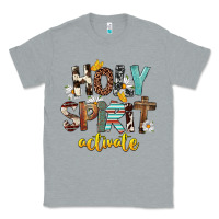 Heather Grey Holy Spirit Activate Classic Tee - FaDigitalArtStudio
