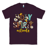 Plum Holy Spirit Activate Classic Tee - FaDigitalArtStudio