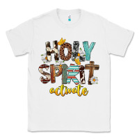 White Holy Spirit Activate Classic Tee - FaDigitalArtStudio