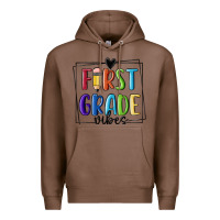 Chestnut 1st grade vibes Premium Hoodie - MaliasSmallBusiness