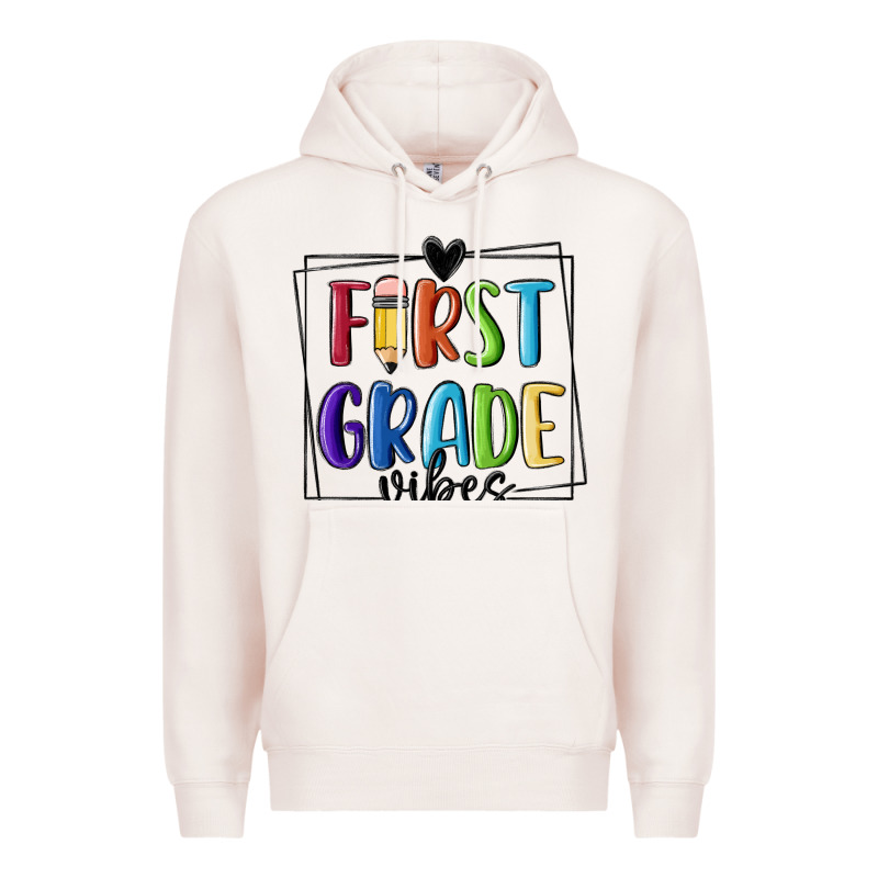1st Grade Vibes Premium Hoodie by MaliasSmallBusiness | Teevron