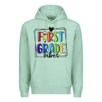 Seafoam 1st grade vibes Premium Hoodie - MaliasSmallBusiness