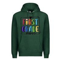 Sports Green 1st grade vibes Premium Hoodie - MaliasSmallBusiness