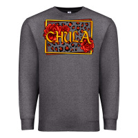 Charcoal Heather Spanish chula with roses Premium Sweatshirt - Jasminsmagicworld