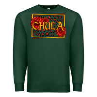 Sports Green Spanish chula with roses Premium Sweatshirt - Jasminsmagicworld