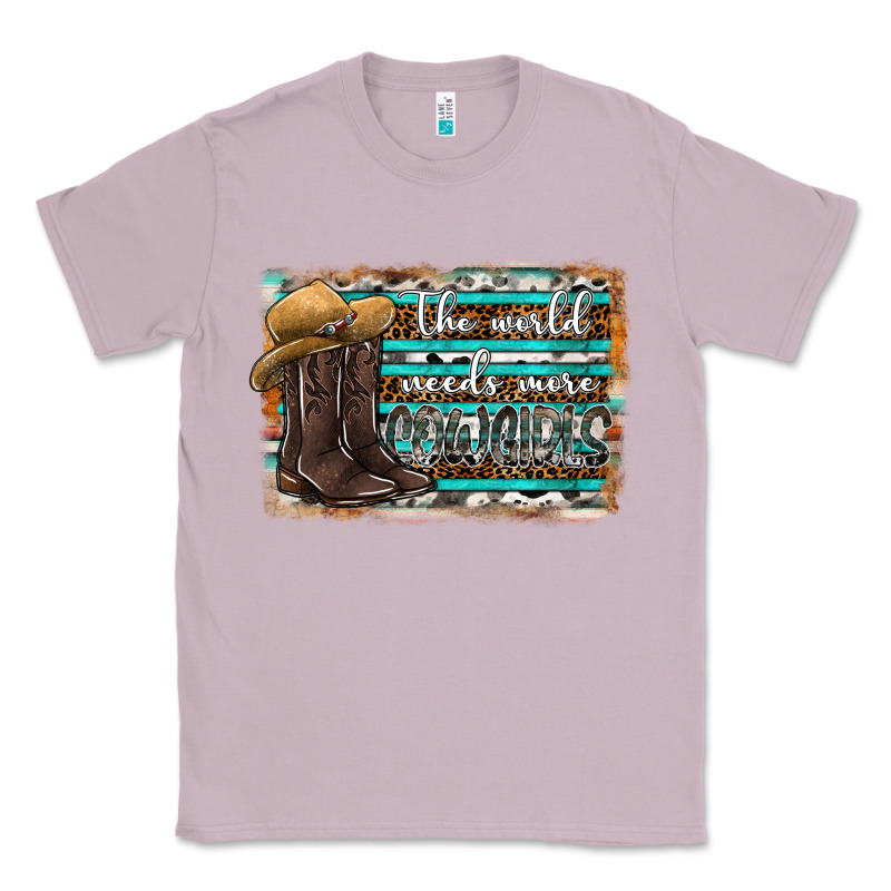 The World Needs More Cowgirls Classic Tee by SublimationCraftShop | Teevron