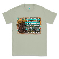 Matcha the world needs more cowgirls Classic Tee - SublimationCraftShop