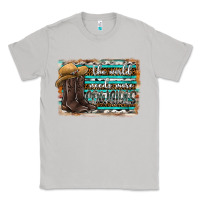Moon Dust the world needs more cowgirls Classic Tee - SublimationCraftShop