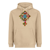 Mushroom christmas cross Heavyweight Hoodie - AdoDesignShop