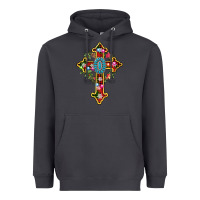 Smoke christmas cross Heavyweight Hoodie - AdoDesignShop