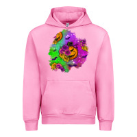Fuchsia Pink halloween patch 1 Urban Hoodie - BundleAndBundleShop
