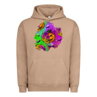 Pigment Burro halloween patch 1 Urban Hoodie - BundleAndBundleShop