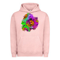 Pigment Salmon halloween patch 1 Urban Hoodie - BundleAndBundleShop