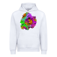 White halloween patch 1 Urban Hoodie - BundleAndBundleShop
