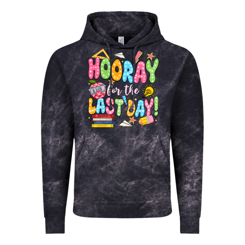 Hooray For The Last Day White Vintage Hoodie by JahusDesignShop | Teevron