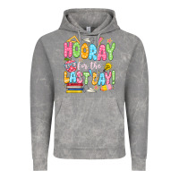 Cloud Rock hooray for the last day white Vintage Hoodie - JahusDesignShop