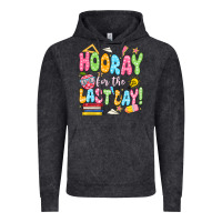 Vintage Black hooray for the last day white Vintage Hoodie - JahusDesignShop