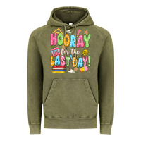 Vintage Olive hooray for the last day white Vintage Hoodie - JahusDesignShop