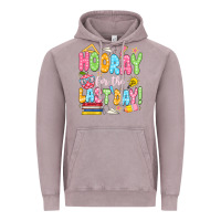Vintage Zinc hooray for the last day white Vintage Hoodie - JahusDesignShop